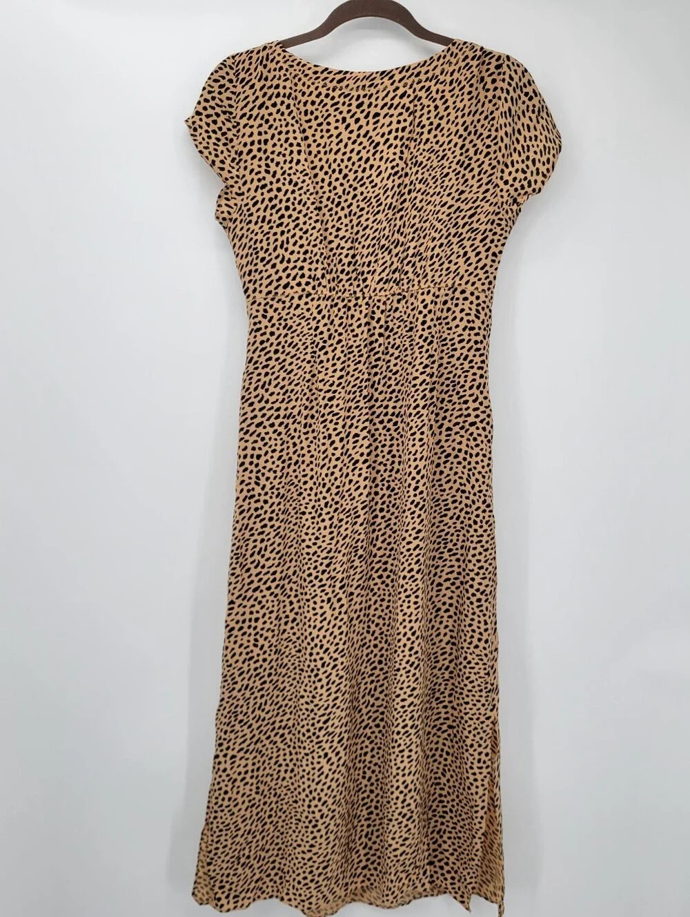 J Crew Squareneck slip dress in spot print CN842 Size 8 NWT